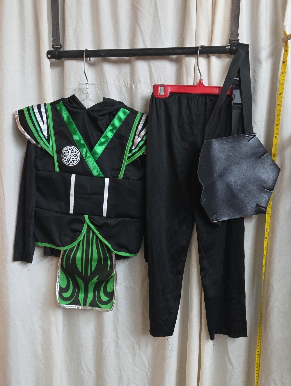 Spooktacular Creations Kids Green Ninja Costume, Child Small (4-6),